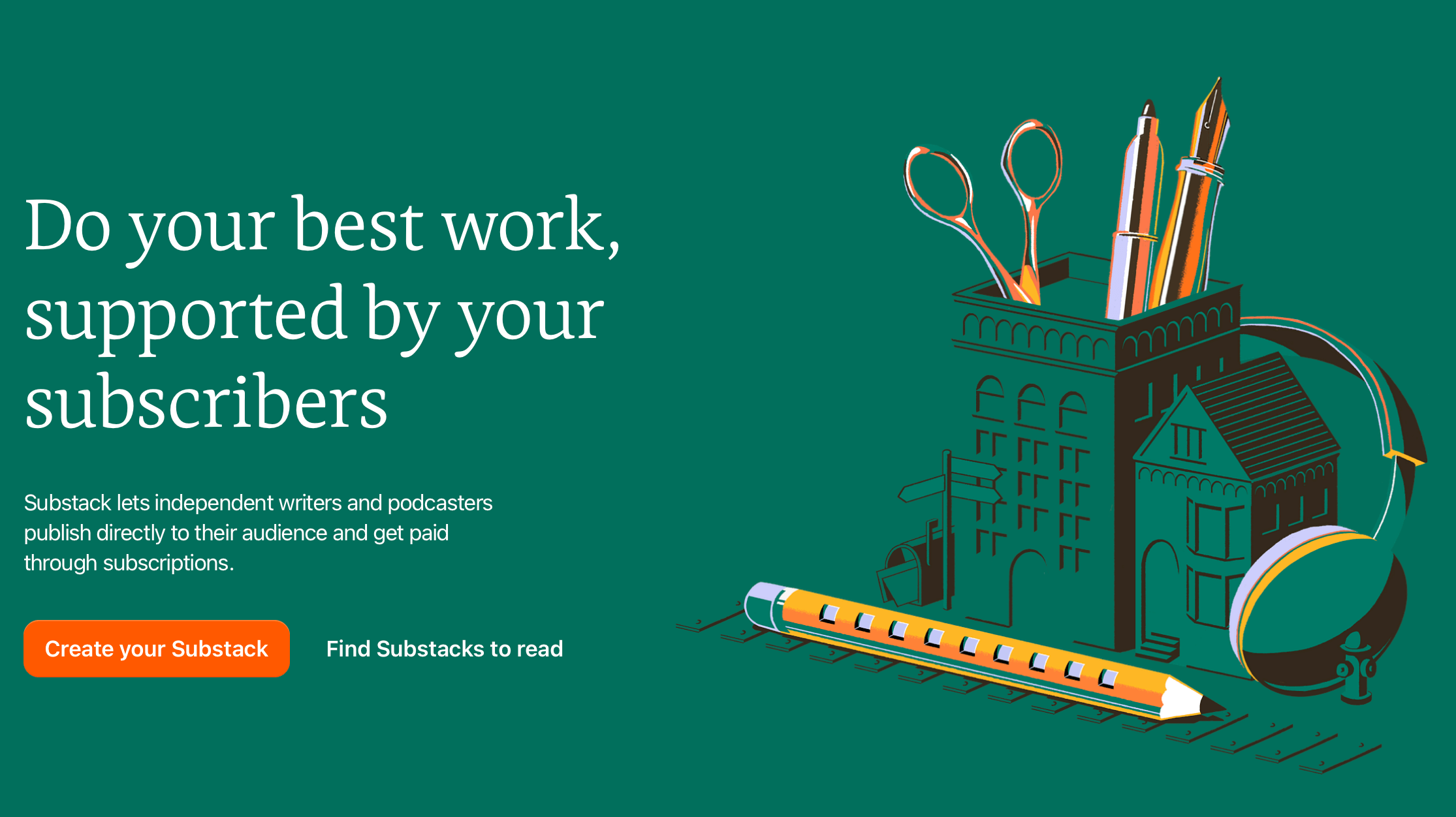 電子報行銷工具-Substack首頁 電子報行銷工具-Substack首頁