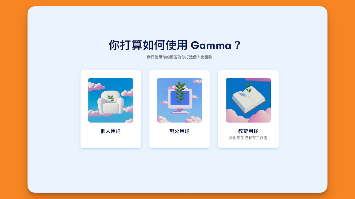 註冊Gamma問券 註冊Gamma問券